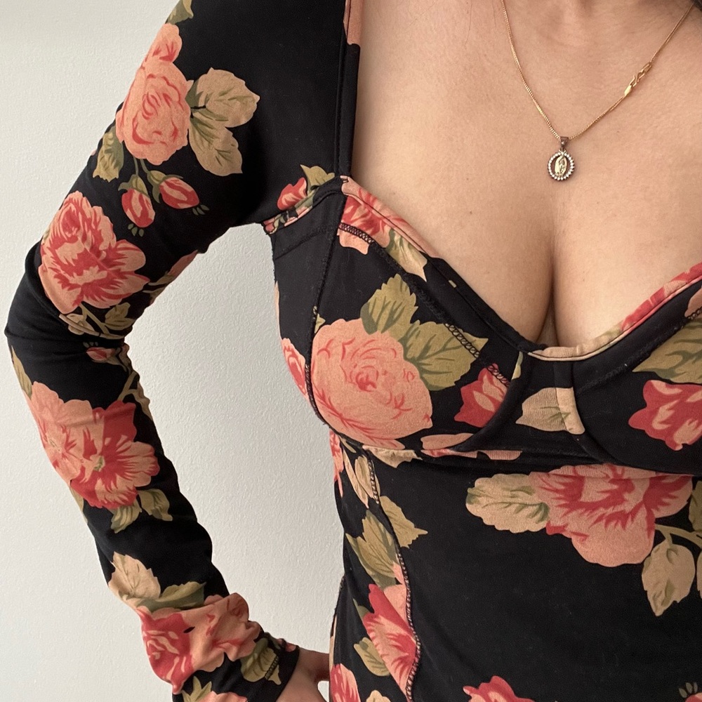 Talula Rose Corset Long Sleeve top